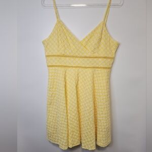 Trixxi Yellow Floral Dress